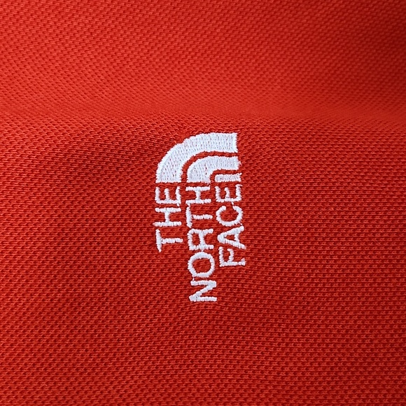 The North Face Size XL Orange Polo Shirt - Picture 3 of 4